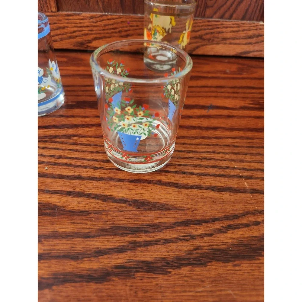 Lot Of Three Vintage Pokee Votive Candle Holders Goose Flowers‎ Carousel Horse
